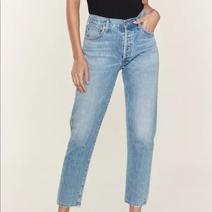 Citizens of humanity liya high rise classic fit crop